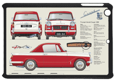 Triumph Herald Coupe 1961-64 Small Tablet Covers
